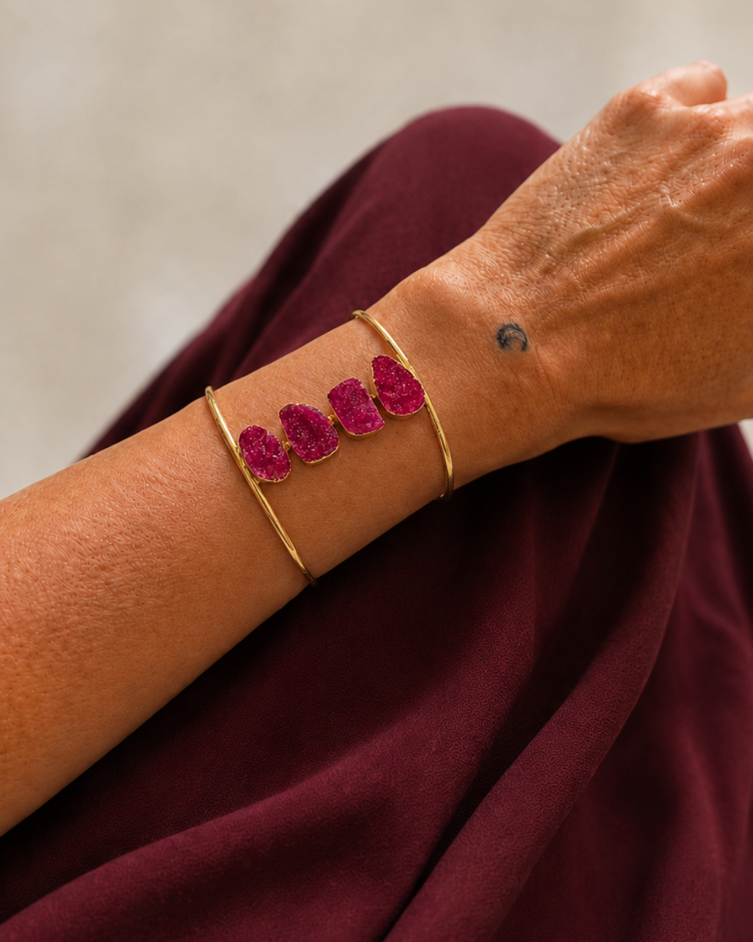 Brazalete Paola Fucsia