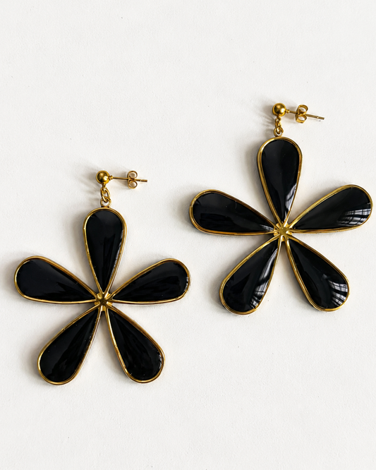 Pendientes Ilima Negro