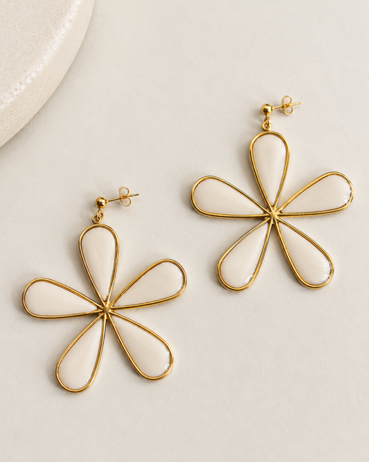 Pendientes Ilima Marfil